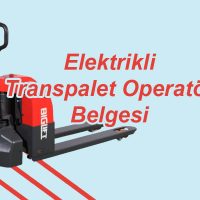 Elektrikli Transpalet Operatör Belgesi