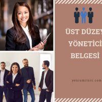 Üst Düzey Yönetici Belgesi